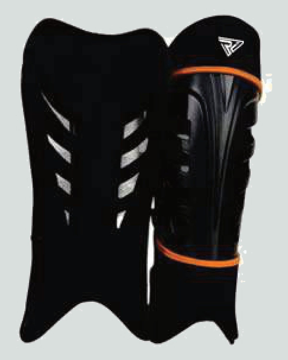 Custom shin guards — slip-in and ankle-strap builds — On Wheel International, Sialkot