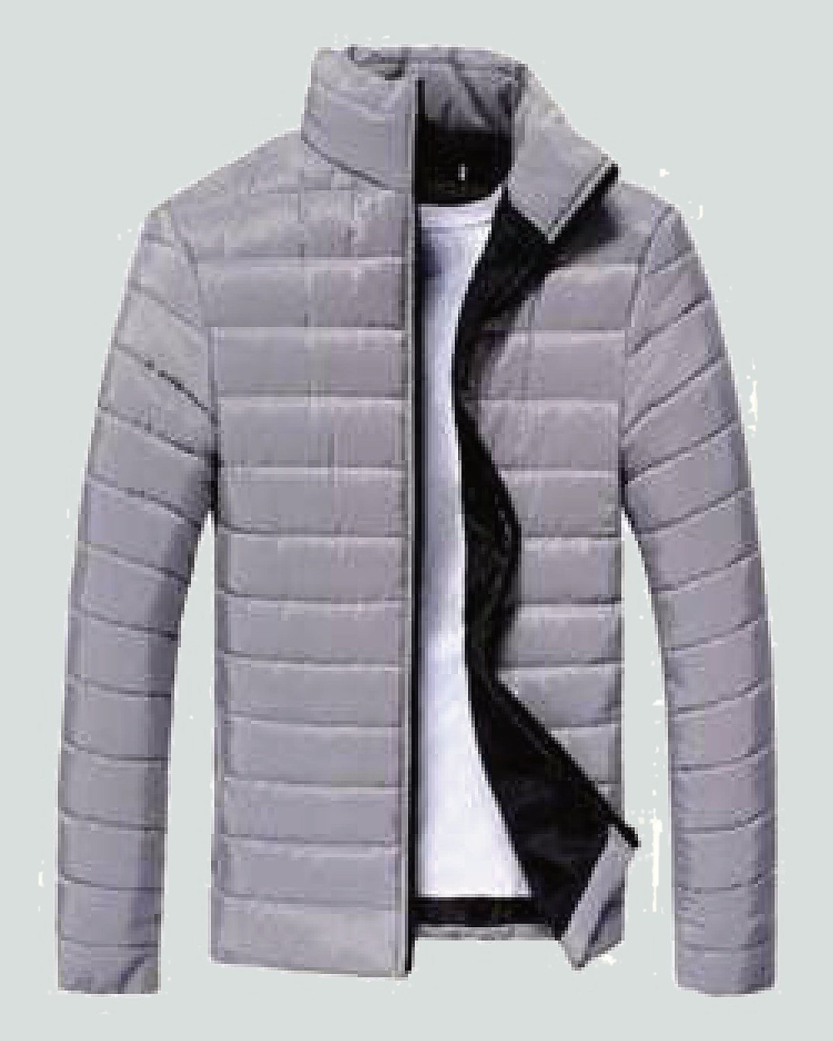 Custom bubble jacket — hooded, full zip, zip pockets — On Wheel International, Sialkot