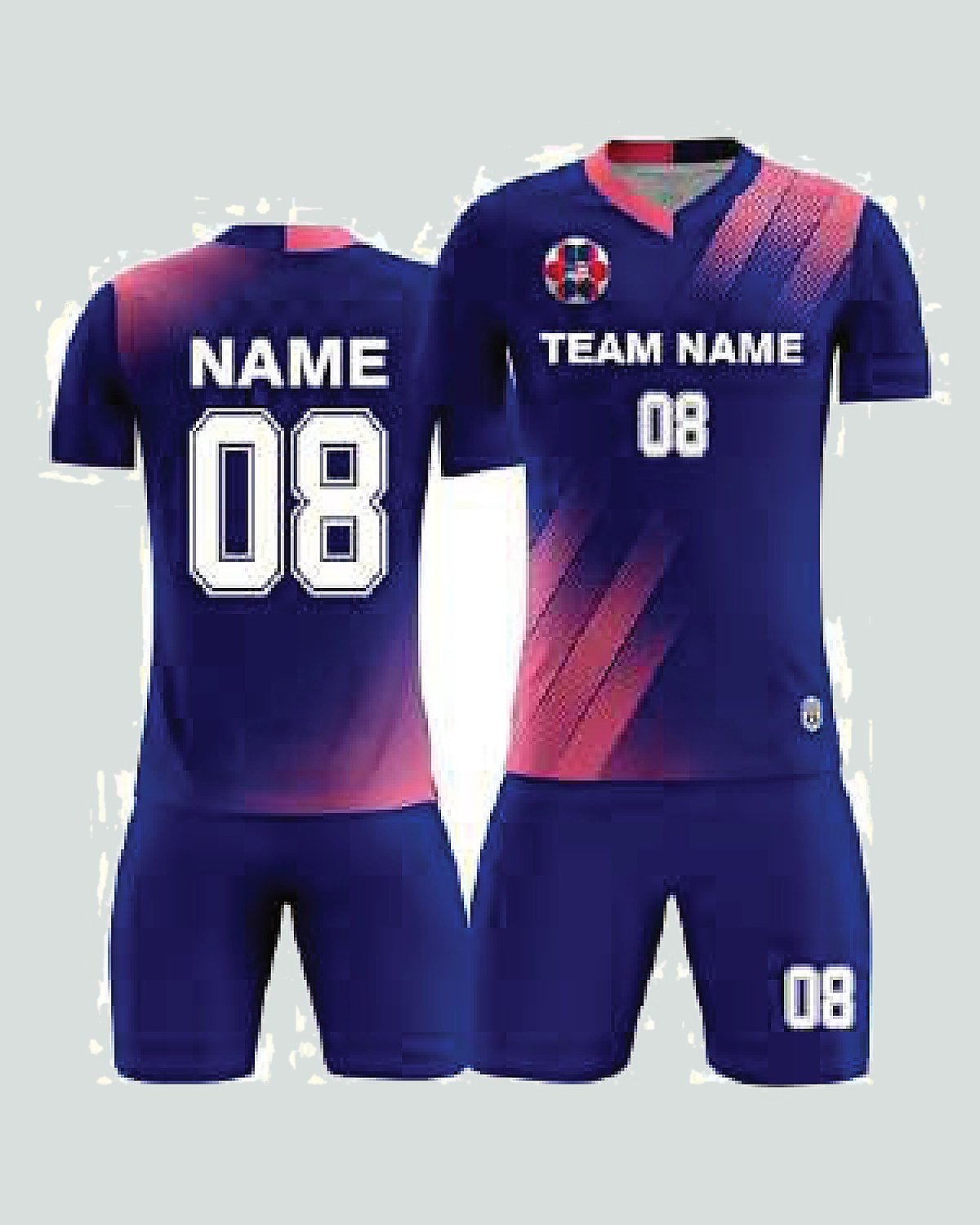 Custom football kit — jersey + short + sock — On Wheel International, Sialkot