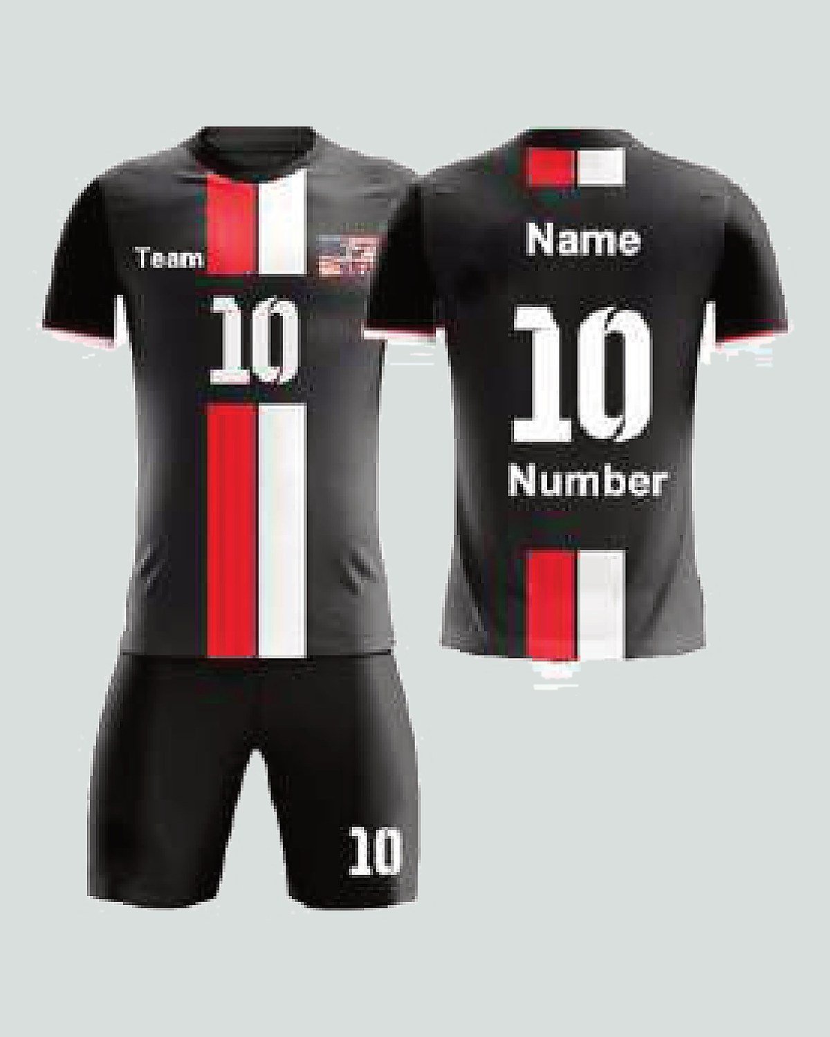 Custom football kit — jersey + short + sock — On Wheel International, Sialkot