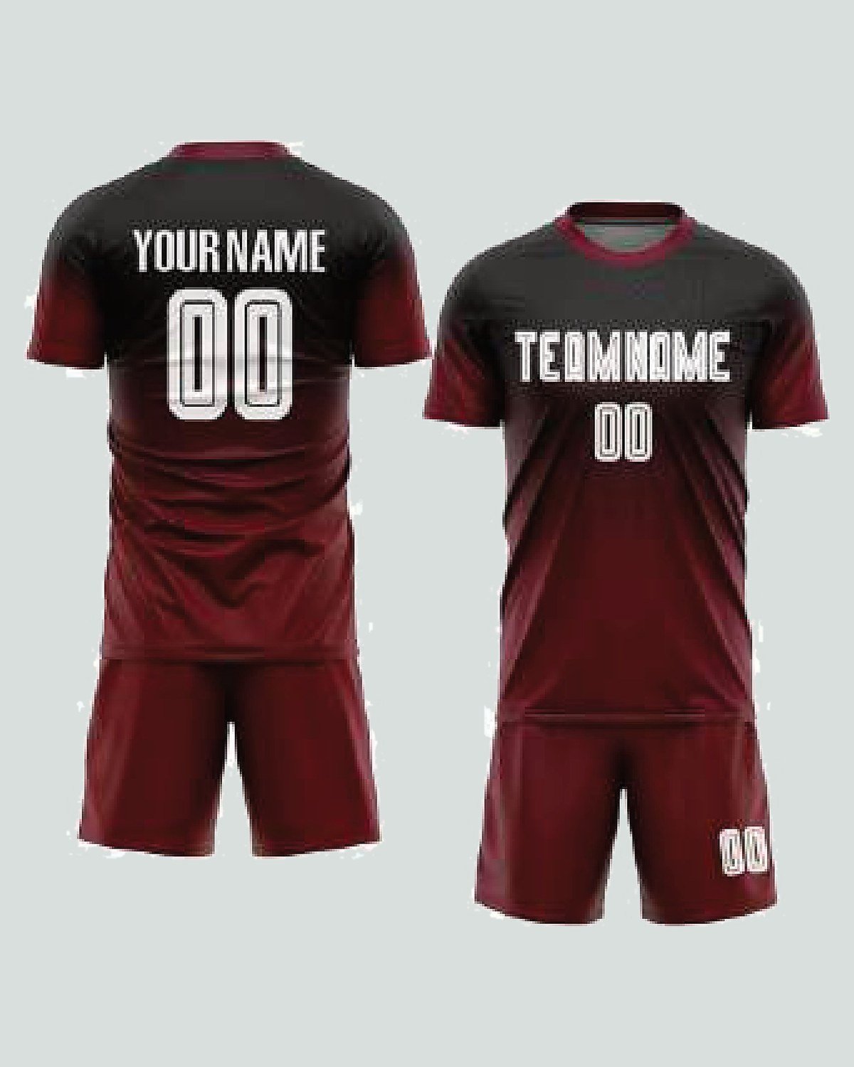 Custom football kit — jersey + short + sock — On Wheel International, Sialkot